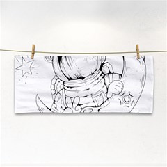 Astronaut-moon-space-astronomy Hand Towel