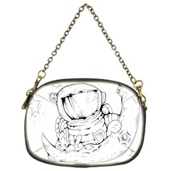 Astronaut-moon-space-astronomy Chain Purse (one Side) by Jancukart