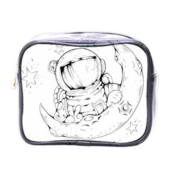 Astronaut-moon-space-astronomy Mini Toiletries Bag (one Side) by Jancukart