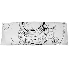 Astronaut-moon-space-astronomy Body Pillow Case (dakimakura) by Jancukart