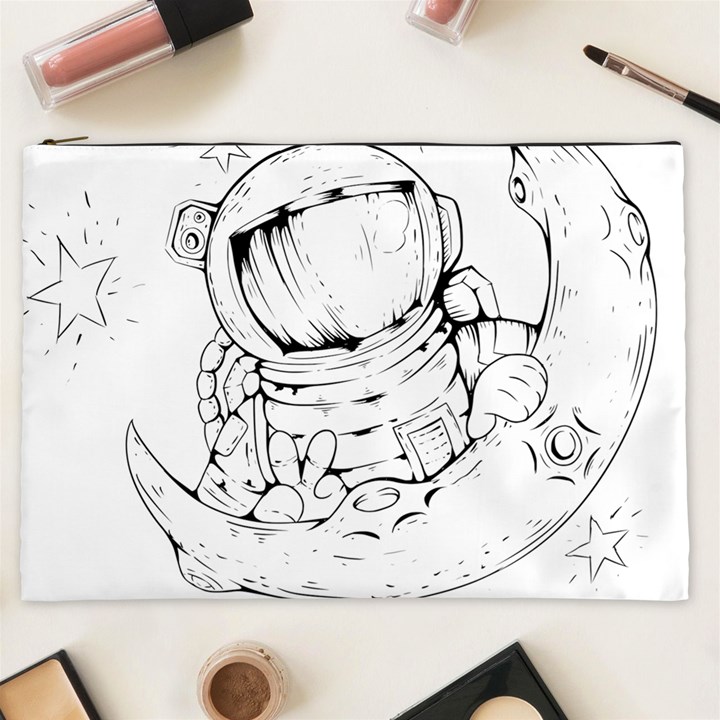 Astronaut-moon-space-astronomy Cosmetic Bag (XXL)