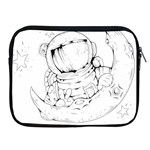 Astronaut-moon-space-astronomy Apple iPad 2/3/4 Zipper Cases Front