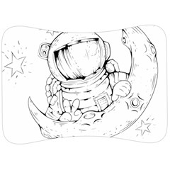 Astronaut-moon-space-astronomy Velour Seat Head Rest Cushion by Jancukart