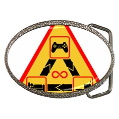 Gamer-geek-video-game-sign-fan Belt Buckles by Jancukart