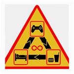 Gamer-geek-video-game-sign-fan Medium Glasses Cloth Front