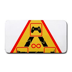 Gamer-geek-video-game-sign-fan Medium Bar Mats by Jancukart