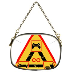 Gamer-geek-video-game-sign-fan Chain Purse (one Side)