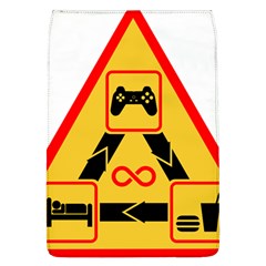 Gamer-geek-video-game-sign-fan Removable Flap Cover (l) by Jancukart