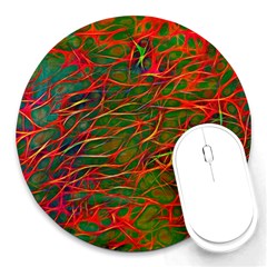 Background-pattern-texture- Round Mousepads