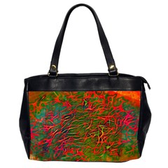 Background-pattern-texture- Oversize Office Handbag (2 Sides)