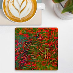 Background-pattern-texture- Uv Print Square Tile Coaster 