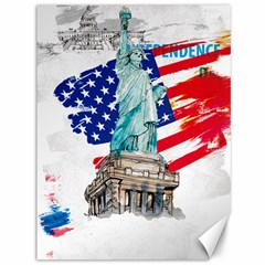 Statue Of Liberty Independence Day Poster Art Canvas 36  X 48 