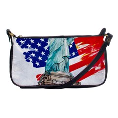 Statue Of Liberty Independence Day Poster Art Shoulder Clutch Bag