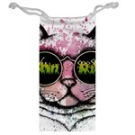 Black-cat-head Jewelry Bag Back