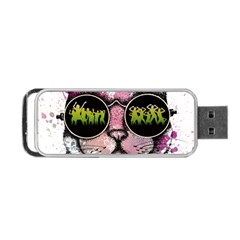 Black-cat-head Portable Usb Flash (one Side)