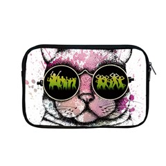 Black-cat-head Apple Macbook Pro 13  Zipper Case by Jancukart