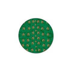 Water Lilies In The Soft Clear Warm Tropical Sea Golf Ball Marker by pepitasart