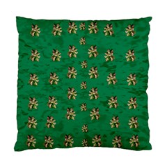 Water Lilies In The Soft Clear Warm Tropical Sea Standard Cushion Case (two Sides) by pepitasart