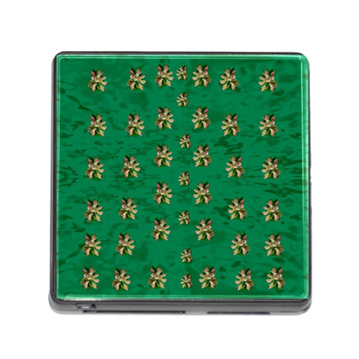 Water Lilies In The Soft Clear Warm Tropical Sea Memory Card Reader (Square 5 Slot)