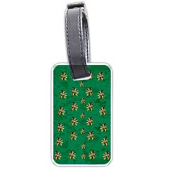 Water Lilies In The Soft Clear Warm Tropical Sea Luggage Tag (one Side) by pepitasart