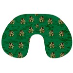 Water Lilies In The Soft Clear Warm Tropical Sea Travel Neck Pillow Front