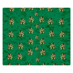 Water Lilies In The Soft Clear Warm Tropical Sea Double Sided Flano Blanket (small)  by pepitasart