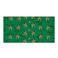 Water Lilies In The Soft Clear Warm Tropical Sea Satin Wrap 35  X 70  by pepitasart