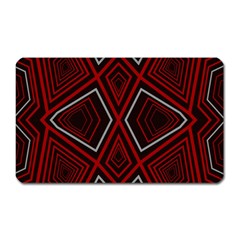 Abstract Pattern Geometric Backgrounds Magnet (rectangular) by Eskimos