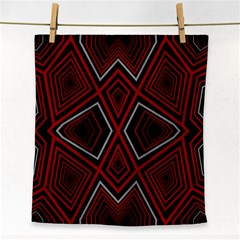 Abstract Pattern Geometric Backgrounds Face Towel by Eskimos