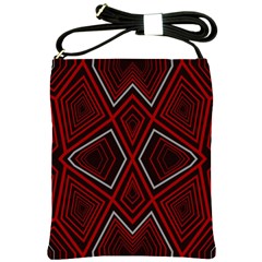 Abstract Pattern Geometric Backgrounds Shoulder Sling Bag by Eskimos