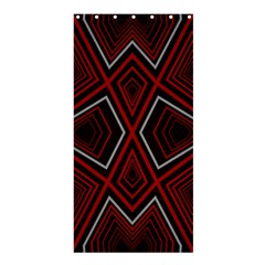 Abstract Pattern Geometric Backgrounds Shower Curtain 36  X 72  (stall)  by Eskimos