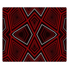 Abstract Pattern Geometric Backgrounds Double Sided Flano Blanket (small)  by Eskimos