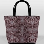 Abstract pattern geometric backgrounds Bucket Bag Front