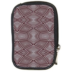 Abstract pattern geometric backgrounds Compact Camera Leather Case