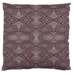 Abstract pattern geometric backgrounds Large Flano Cushion Case (One Side)