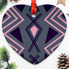 Abstract Pattern Geometric Backgrounds  Ornament (heart) by Eskimos