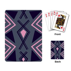 Abstract Pattern Geometric Backgrounds  Playing Cards Single Design (rectangle) by Eskimos