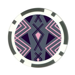 Abstract Pattern Geometric Backgrounds  Poker Chip Card Guard by Eskimos