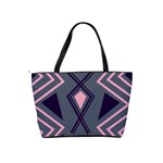 Abstract pattern geometric backgrounds  Classic Shoulder Handbag Back