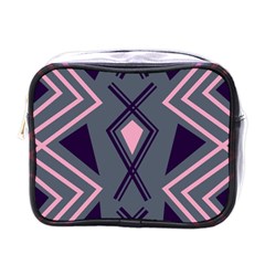 Abstract Pattern Geometric Backgrounds  Mini Toiletries Bag (one Side) by Eskimos