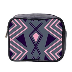 Abstract Pattern Geometric Backgrounds  Mini Toiletries Bag (two Sides) by Eskimos