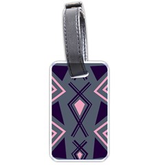 Abstract Pattern Geometric Backgrounds  Luggage Tag (one Side) by Eskimos