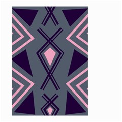 Abstract Pattern Geometric Backgrounds  Small Garden Flag (two Sides) by Eskimos