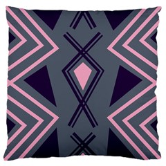 Abstract Pattern Geometric Backgrounds  Large Cushion Case (one Side) by Eskimos