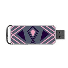 Abstract Pattern Geometric Backgrounds  Portable Usb Flash (one Side) by Eskimos