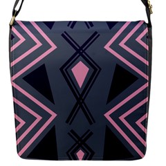 Abstract Pattern Geometric Backgrounds  Flap Closure Messenger Bag (s) by Eskimos