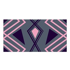 Abstract Pattern Geometric Backgrounds  Satin Shawl 45  X 80  by Eskimos