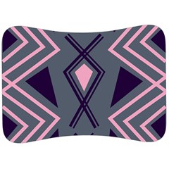 Abstract Pattern Geometric Backgrounds  Velour Seat Head Rest Cushion by Eskimos