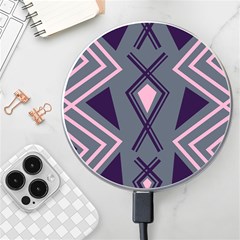 Abstract Pattern Geometric Backgrounds  Wireless Charger by Eskimos