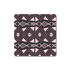 Abstract Pattern Geometric Backgrounds Square Magnet by Eskimos